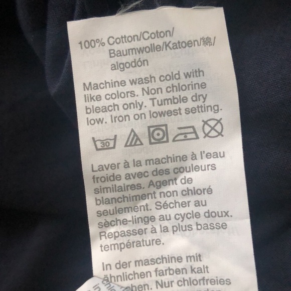 J. Crew Floral Embroidered Linen Navy Blue Tank Top - Picture 11 of 11